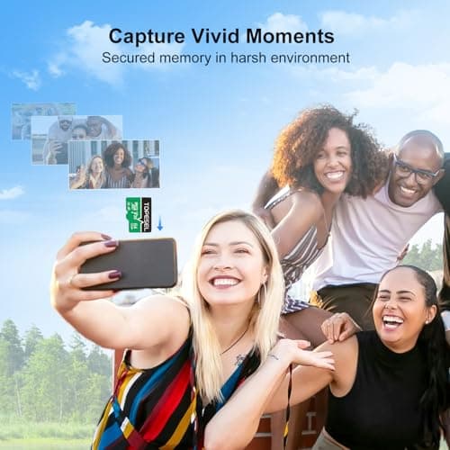TOPESEL 64GB Micro SD Card with Adapter, High Speed TF Card, Memory Card microSDXC for Camera, Smartphone, Tablet, Dash Cam, Drone, UHS-I, U3, A1, 4K UHD, V30 — view 4