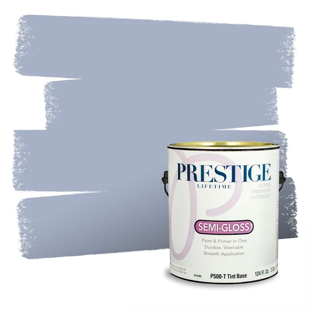 PRESTIGE Paints Interior Paint and Primer In One, 1-Gallon, Semi-Gloss, Comparable Match of Valspar* Dewdrop* — view 490