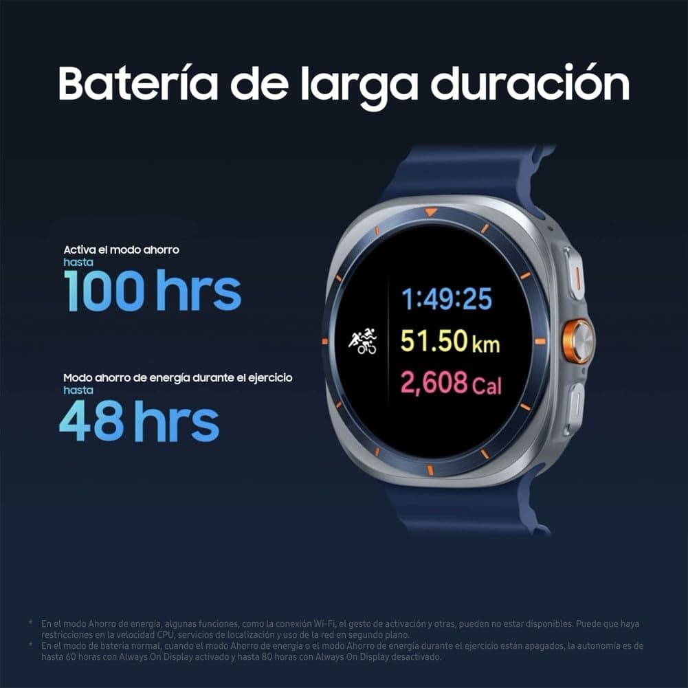 Samsung Galaxy Watch Ultra 2025 47mm - Smartwatch LTE con IA, Titanio, Botón Personalizable, Control de Salud, Garantía del Fabricante 3 Años + 1 año Extra, Gris Titanio (Versión española) — view 6