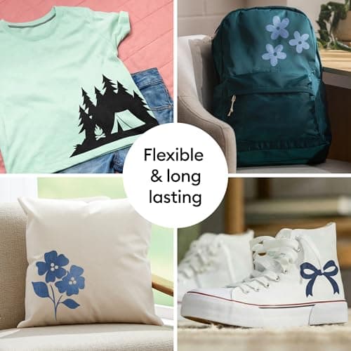 Cricut Iron-On Patch, Denim Blue Tones - 3 in x 4.25 in (18 ct) - Repair or Customize Clothing - Machine Washable - No Sewing Needed — view 8