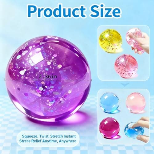 Coconut Oil Squishy Toys，Coconut Oil Stress Ball,Slow Rising Squishy Toy for Stress Relief，Squeeze Stress Ball Clear Jelly,Squeeze the Stress Away (Pink) — view 4