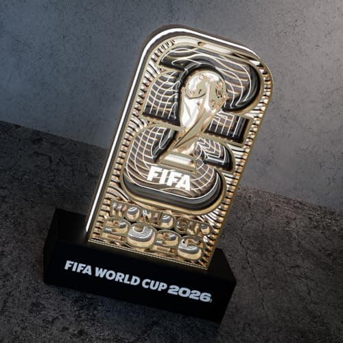 LAYERLUX FIFA World Cup 2026™ Official Licensed LED Trophy Replica – Collectible Decoration Light Up World Cup, Commemorative Lamp, Soccer Memorabilia Gift for Fans & Collectors for Home Office — view 4