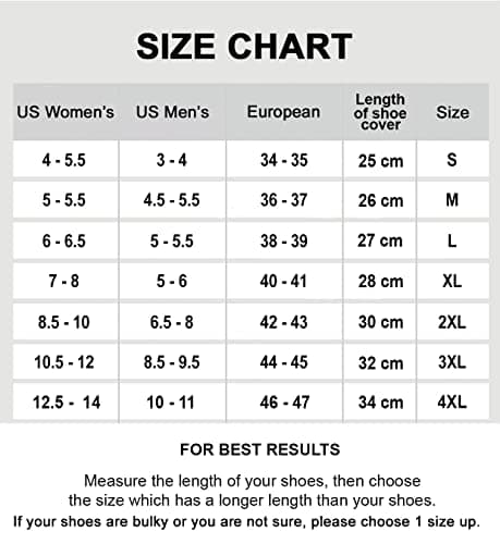 Rain Shoe Covers Waterproof Reusable Galoshes Overshoes (Clear, X-Large) — view 3