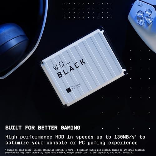 2TB WD_Black P10 Game Drive, Works with PlayStation for On-the-Go Access to Your PlayStation Game Library - WDBSYM0020BWT — view 3