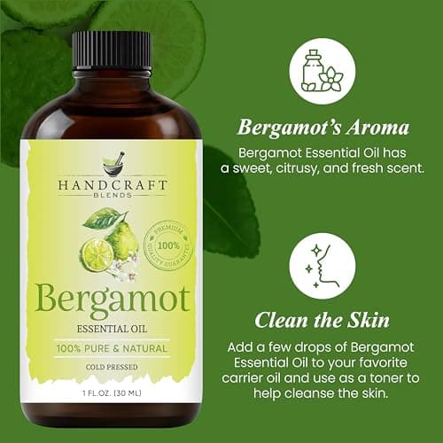 Handcraft Blends Bergamot Essential Oil - 100% Pure and Natural - Premium Grade Essential Oil for Diffuser and Aromatherapy - 30 ml — view 3