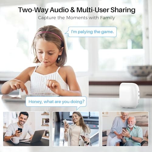 MaxiViz Wireless Camera Outdoor, Battery Powered Security Camera with 2K Color Night Vision, Outside Cameras with AI Motion Detection, 2-Way Talk, IP66 Weatherproof, SD/Cloud Storage, 2 Packs — view 5