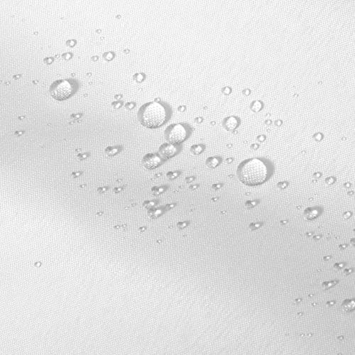 ALYVIA SPRING Waterproof Fabric Shower Curtain Liner with 3 Magnets - Soft Hotel Quality Cloth Shower Liner, Light-Weight & Machine Washable - Standard Size 72x72, White — view 4