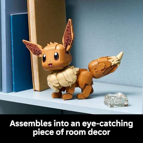 LEGO Pokémon Eevee - Collectible Building Set for Adults, Ages 18+ - Posable Pokémon Figure for Display - Desk, Bookshelf or Home Office Decor - Gift for Men & Women - 72151 — view 5