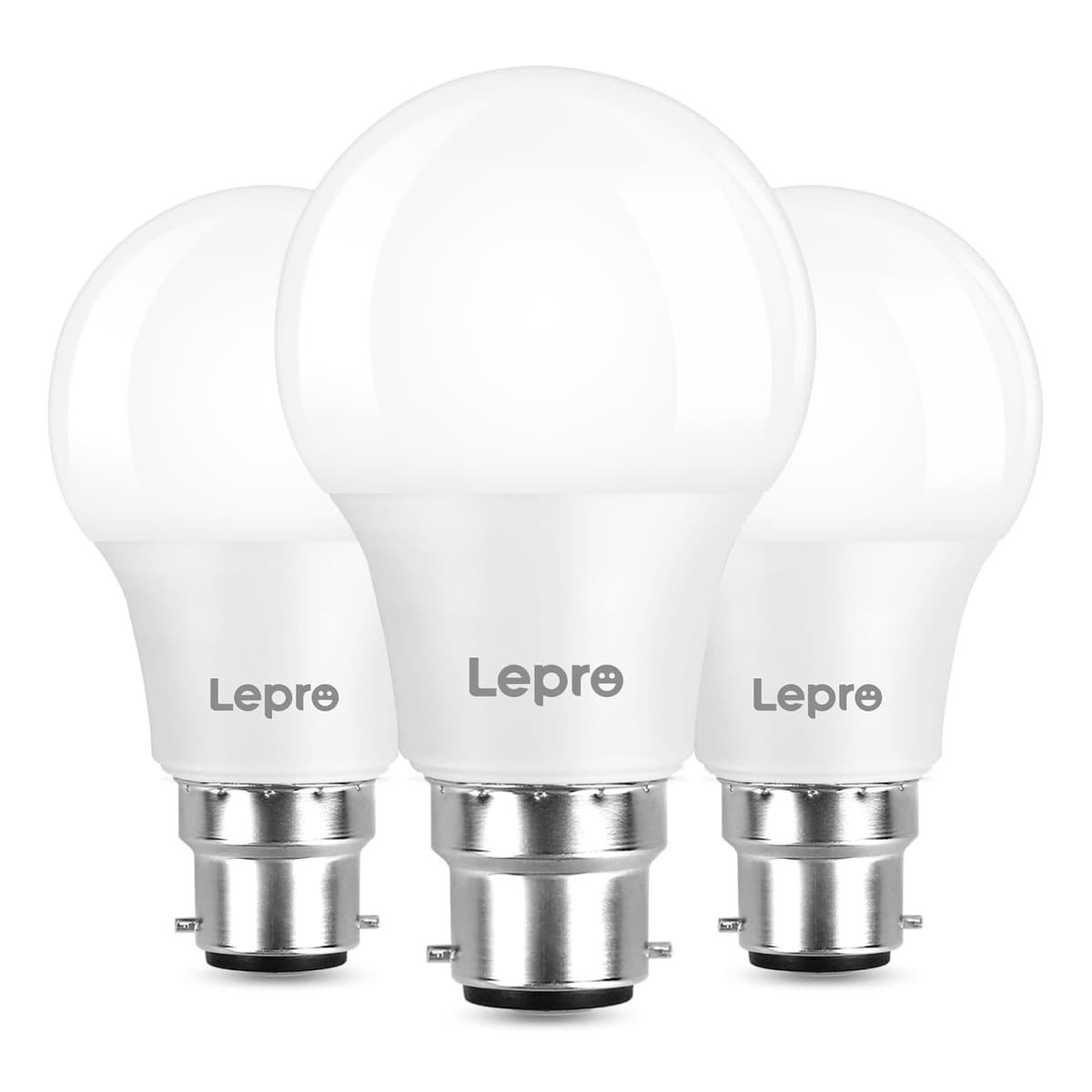 Lepro Bayonet Light Bulb, 60W Equivalent, Warm White 2700K, 8.5W 806lm B22 LED Bulb, BC A60 GLS Energy Saving Lightbulbs, Non-dimmable, Pack of 6 — view 9