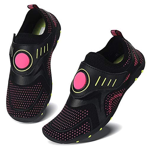 MAYZERO Kids Water Shoes Boys Girls Aqua Socks Non-Slip Quick Dry Swim Shoe Barefoot Beach Pool Shoes (Little Kid/Big Kid)