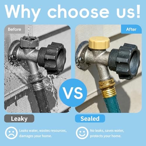 PKLIYH ASSE 1019-A Outdoor Faucet Repair Kit with Teflon Tape, Vacuum Breaker Replacement Kit Anti-Siphon Frost-Free Hose Bib Sillcock Valve Replacement（1 Pack） — view 5
