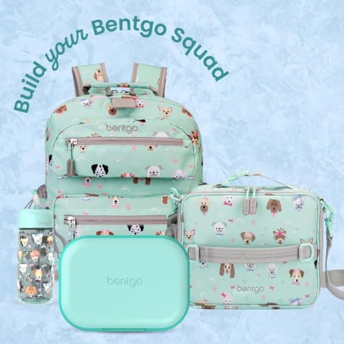 Bentgo Chill Kids Leakproof Lunch Box - 4-Compartment Bento Box with Built-In Ice Pack, 3.3 Cup Capacity, BPA-Free, Microwave & Dishwasher Safe Tray, Ages 3–7 (Aqua) — view 7