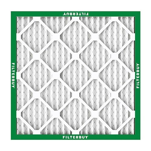 Filterbuy 20x20x1 Air Filter MERV 8 Essential Dust & Allergy Defense (6-Pack), Electrostatic Pleated HVAC AC Furnace Filters Replacement, Made in USA (Actual Size: 19.50 x 19.50 x 0.75) — view 8