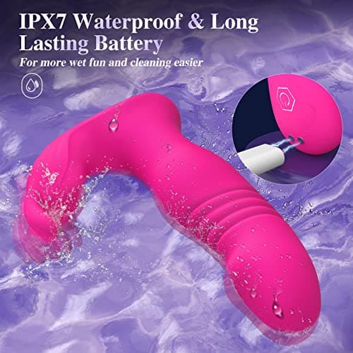 Adult Sex Toys Women Sex Toy - 3IN1 Wearable Vibrator Adult Toys with 9 Vibrating Rabbit Ears & 9 Thrusting Dildo Clitoral Dildos G Spot Vibrators Couples Sex Machine — view 5