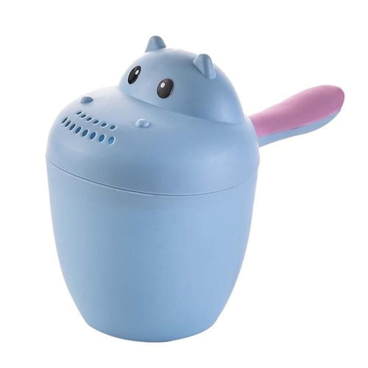 tazadeenjuaguecon ú para bebés - tazadeenjuaguede bañode hipopótamo de Dibujos Animados | Cuchara para Agua de bañode bebé PP de 19x15x7cm para Lavar el Cabello, tazadeenjuaguede