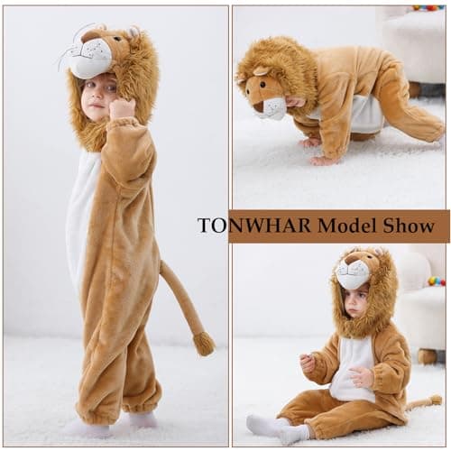 TONWHAR Kids' And Toddlers' Costumes Outfit Animal Onesie Cosplay Costume Baby Romper Jumpsuit — view 2