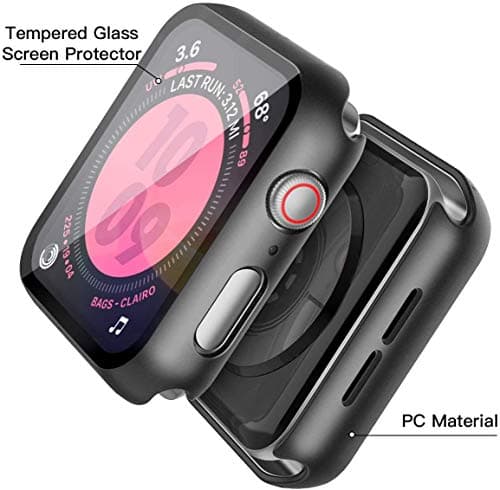 Langboom Screen Protector Case for Apple Watch SE3/SE2/SE/Series 6/5/4 44mm