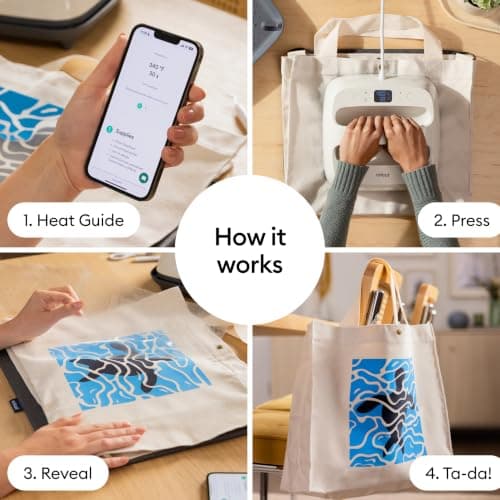 Cricut EasyPress® SE – 9 in x 9 in Heat Press - Heat Transfer Machine for T-Shirts, Tote Bags, Baby Clothes, Decor, & More - Easy to Use - Taupe — view 3