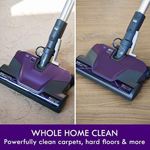 Kenmore 600 Series Pet Friendly Lightweight Bagged Canister Vacuum with Pet PowerMate, Pop-N-Go Brush, 2 Motors, HEPA Filter, Aluminum Telescoping Wand, Retractable Cord and 4 Cleaning Tools, Purple — view 2