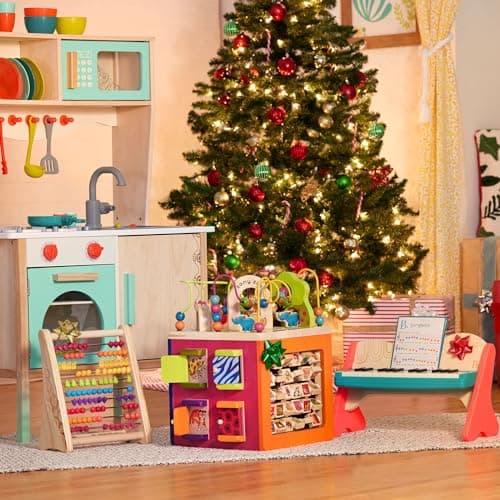 B. toys – Wooden Toy Piano for Toddlers, Kids – Color – Coded Keys with Songbook – Musical Instrument for Early Learning & Creativity – 3+ Years – Mini Maestro — view 3