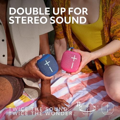 Ultimate Ears WONDERBOOM 4 Portable Waterproof Bluetooth Speaker with Big Bass and 360-Degree Sound, Dustproof Floating Speaker with 131ft (40m) Range - Black — view 6