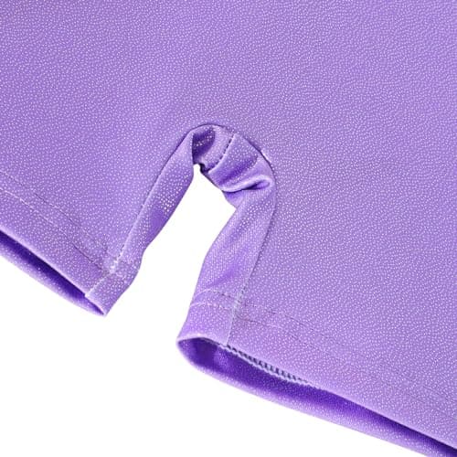 Kidsparadisy Girls Leotards for Gymnastics Outfits Sparkle Kids Sleeveless One-Piece Colorful Dancewear Bodysuit 34-Whiteleopard 6-7Y — view 2