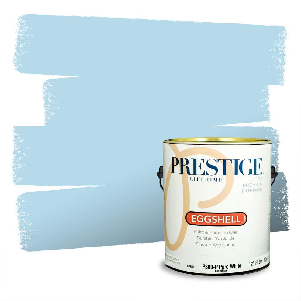 PRESTIGE Paints Interior Paint and Primer In One, 1-Gallon, Semi-Gloss, Comparable Match of Valspar* Dewdrop* — view 1307