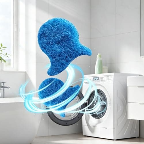 Pet Hair Remover for Laundry,Laundry Pet Hair Catcher,Cat & Dog Hairs Remover,Reusable,for Washing Machine,for Clothes,Bedding,All Fabrics (Blue 6pcs) — view 5