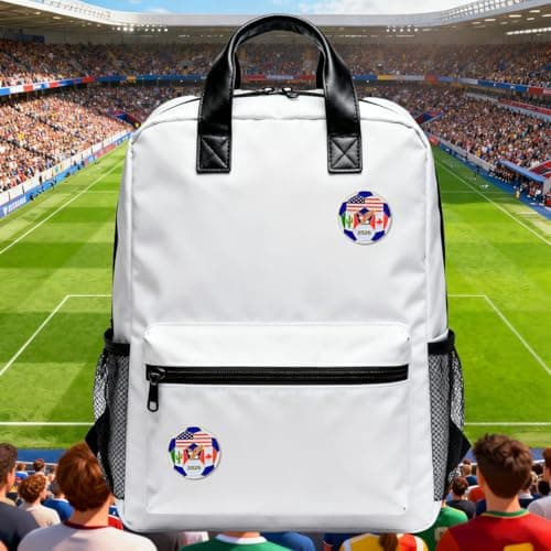 2026 World Football Soccer Cup Support Fan Team Pin Badge Brooch Decorations Gifts Memorabilia (USA-Mexico-Canada) — view 2