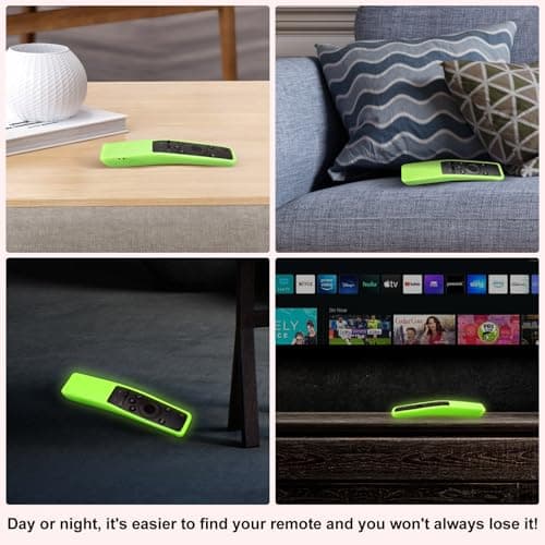 (2 Pack) Cover for Samsung Remote Silicone Protective Case Compatible with Samsung TV Remote Control Cover BN59 Series Glow in The Dark Remote Skin Sleeve — view 6