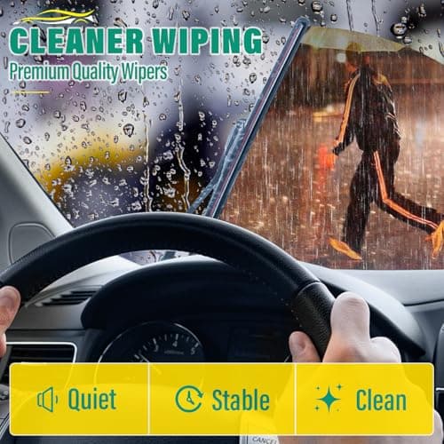 26" 18" 13" Windshield Wiper Blades Replacement for Kia Telluride 2020 2021 2022 2023 2024 2025 Sedona 2015-2021 Premium All Weather Front Rear Wipers Set - OEM Quality (Pack of 3) — view 7