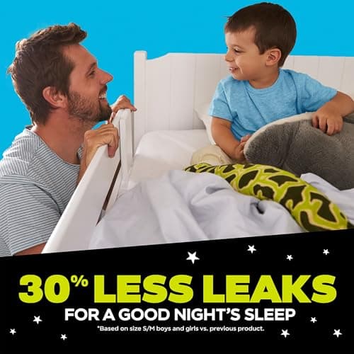 Ninjamas Boys Bedwetting Underwear, Overnight Protection, Ultra Absorbent, Hypoallergenic, Size S/M (17-32 kg), 44 Count, — view 3