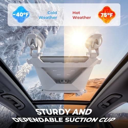 Tckasdj Starlink Mini Suction Cup Mount for Car Sunroofs or Windows – Secure Satellite Mounting Kit with Strong Grip for RVs, Boats and Road Trips – Stable Signal Guaranteed — view 2