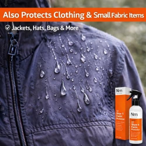 Nanoman Shoe & Fabric Protector Spray 250mL – Waterproof & Stain Repellent for Sneakers, Suede, Leather & Clothing | PFAS-Free — view 5