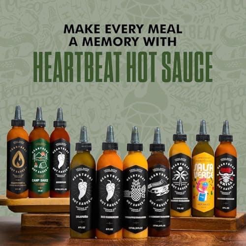 Heartbeat Hot Sauce Camp Sauce 2-Pack, 177 mL x2, 5/10 Heat, Smoky Scotch Bonnet Sauce For Breakfast Sandwiches, Hot Dogs And Bbq — view 5