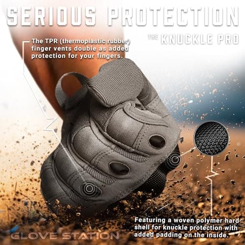 Glove Station - Cold Weather Tactical Shooting Gloves for Men and Woman with Touchscreen Fingers - Durable and Comfortable Hand-Gear for Shooting and Hunting — view 4