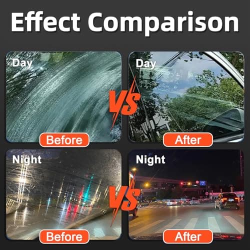 Glass Oil Film Remover for Car, 2026 Upgraded Automotive Oil Film Cleaning Brush, Hand-Held Glass Emulsion Cleaner for Car Windshield, Windows and Mirrors — view 3