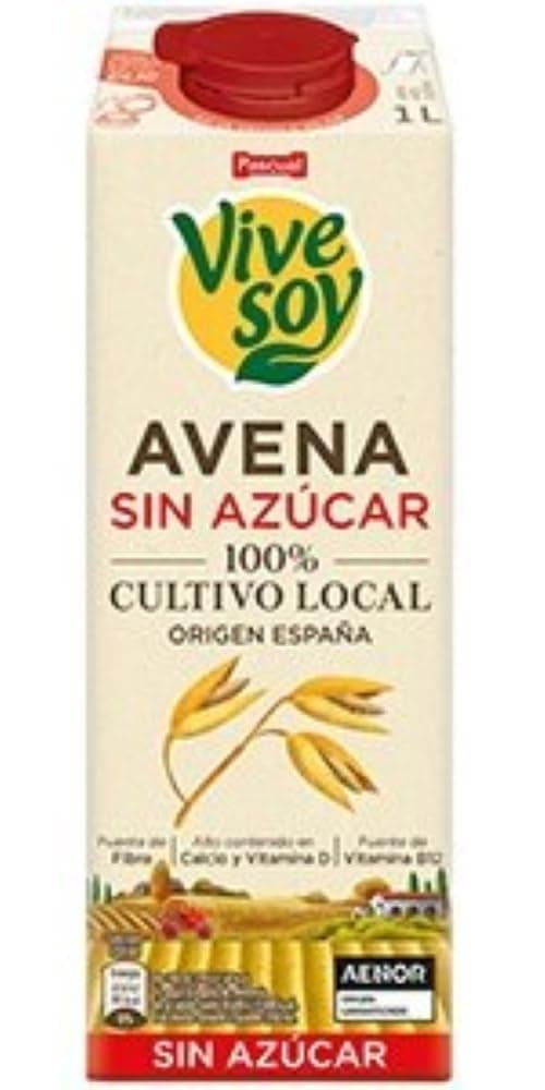 Vivesoy - Bebida Vegetal de Avena Sin Azúcar 100% Cultivo Local - Pack 6 x 1L — view 3