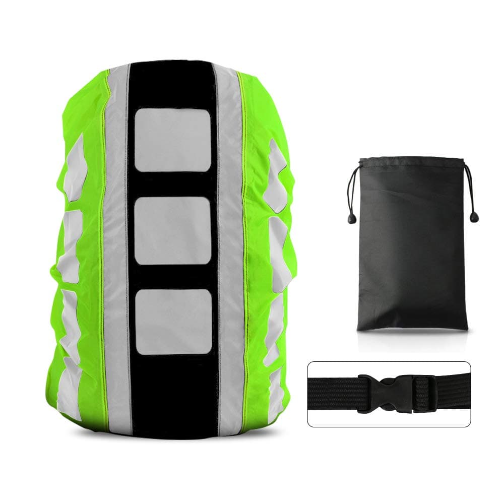 LAMA 2pcs Funda Impermeable para la Lluvia para Mochila, Protector Reflectante a Prueba de Lluvia para Antipolvo y Antirrobo S 18L-25L — view 22