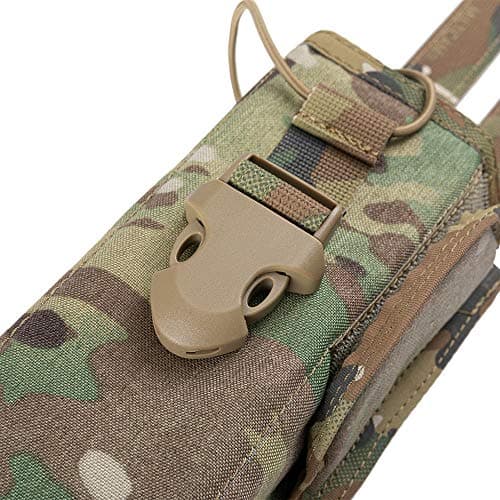 EXCELLENT ELITE SPANKER Tactical Universal Radio Holster Pouch Holder Case Bag Molle Adjustable Military Walkie Talkie Holder (MCP) — view 5