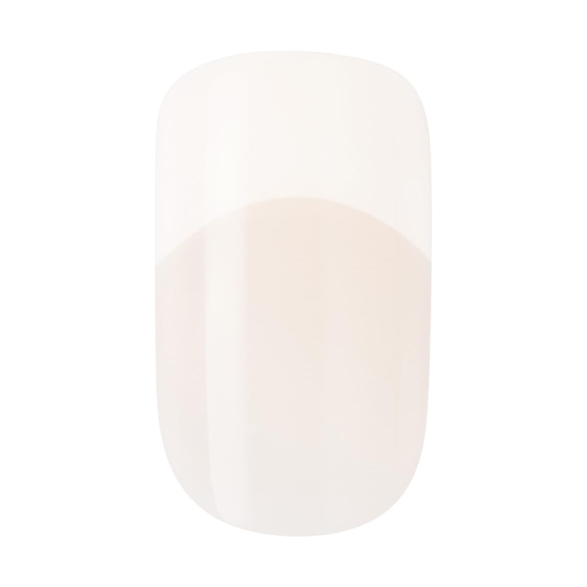 KISS Salon Acrylic French Nude Collection, Cashmere, Medium Length Nude Fake Nails, Includes False Nails, Nail Glue, Nail File, and Manicure Stick, 28 Count (Pack of 1) — view 8