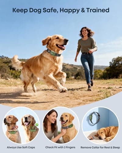 Jugbow Dog Shock Collar - 4500FT Dog Training Collar with Remote, IPX8 Waterproof Electric Dog Collar with 4 Training Modes, Security Lock, Rechargeable eCollar for 10-120lbs Small Medium Large Dogs — view 7