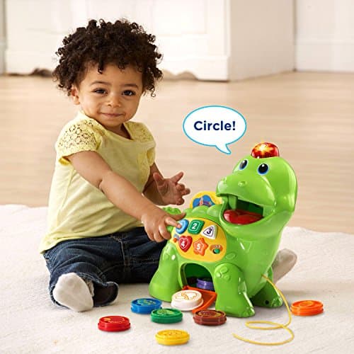 VTech Chomp and Count Dino, Green — view 4