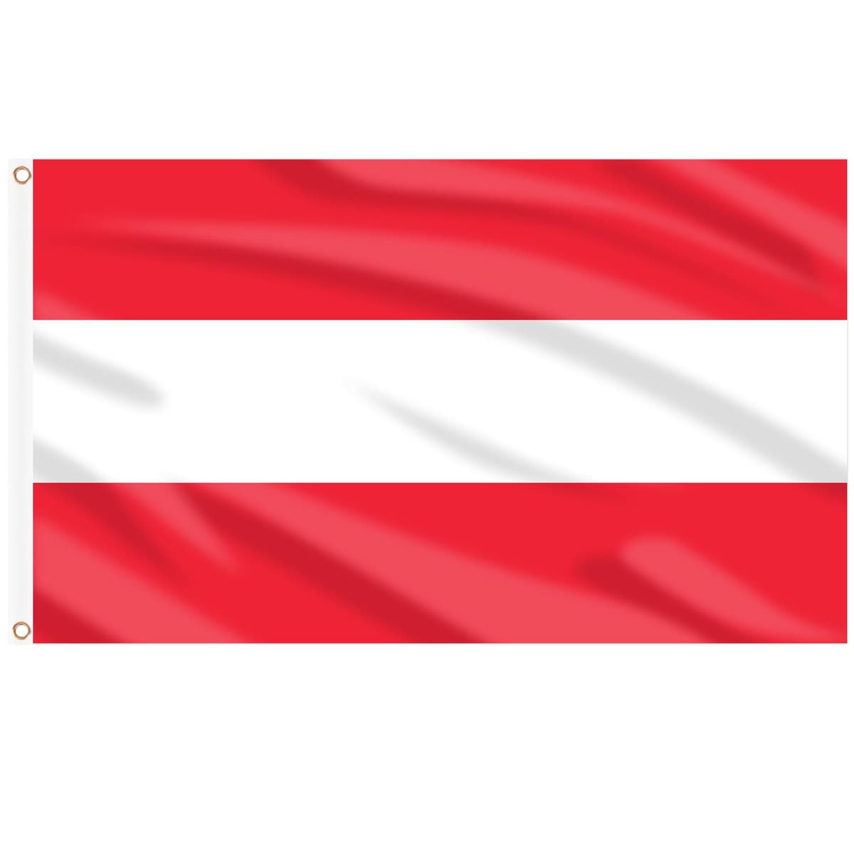 AhfuLife Bandera de España 90cm x 150cm, 2 Piezas Bandera Española con Agujeros de Latón en Ambos Lados, para Decoraciones de Fiestas, la Copa del Mundo, Día Nacional, Jardín, Calle — view 7