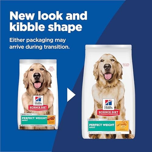 Hill's Science Diet Adult Perfect Weight Chicken Recipe Dry Dog Food 1.81 kg Bag