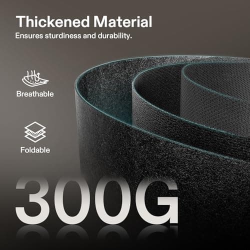VIVOSUN 5-Pack 10 Gallon Grow Bags Heavy Duty 300G Thickened Nonwoven Plant Fabric Pots with Handles — view 2
