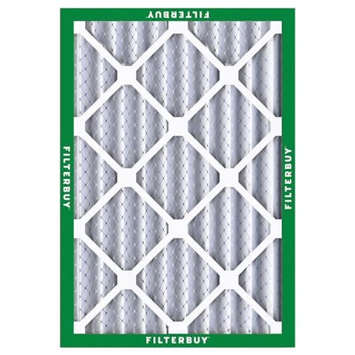 Filterbuy 20x25x4 Air Filter MERV 8 Essential Dust & Allergy Defense (2-Pack), Electrostatic Pleated HVAC AC Furnace Filters Replacement, Made in USA (Actual Size: 19.50 x 24.50 x 3.63) — view 8