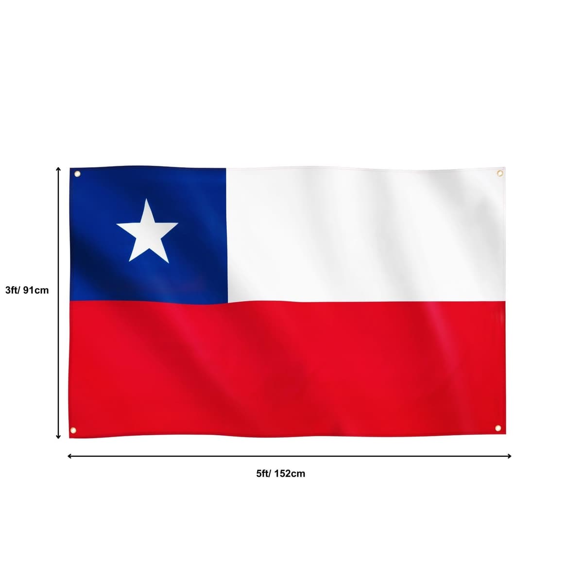 Runesol Cornwall Flag - 91x152cm, 3ft x 5ft, Cornish Flag, 4 Grommets, Eyelet in Every Corner, Premium Quality, Inside & Outside Use, Vivid Colours — view 746
