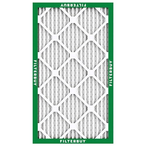 Filterbuy 16x25x1 Air Filter MERV 8 Essential Dust & Allergy Defense (6-Pack), Electrostatic Pleated HVAC AC Furnace Filters Replacement, Made in USA (Actual Size: 15.50 x 24.50 x 0.75) — view 8