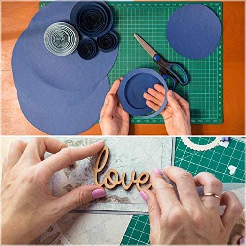 Self Healing Sewing Mat, Anezus Rotary Cutting Mat Double Sided 5-Ply Craft Cutting Board for Sewing Crafts Hobby Fabric Precision Scrapbooking Project 9" x 12"(A4) — view 6
